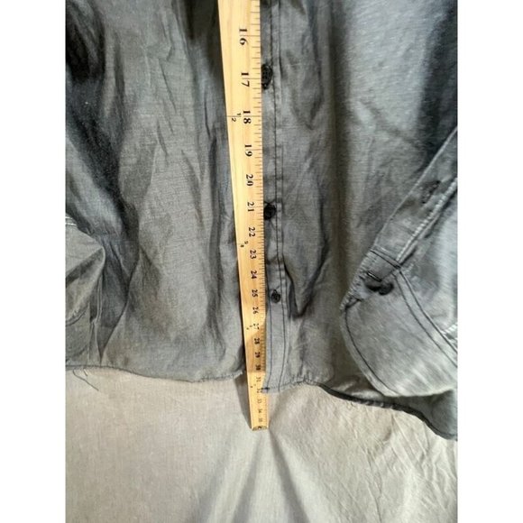 Jeans By Buffalo Button Up Shirt Adult Extra Large Gray Long Sleeve Casual Mens. - Picture 8 of 9